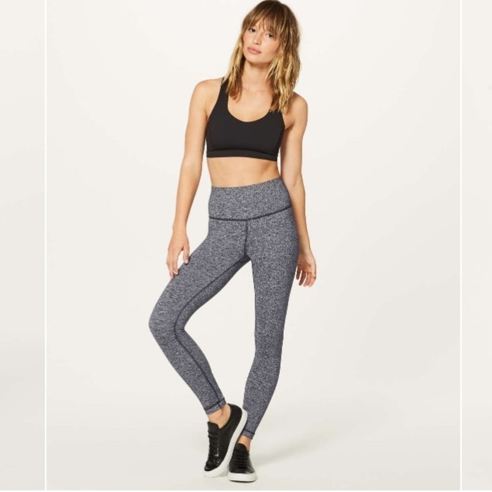 LULULEMON Wunder Hunder warm leggings gray Size 4